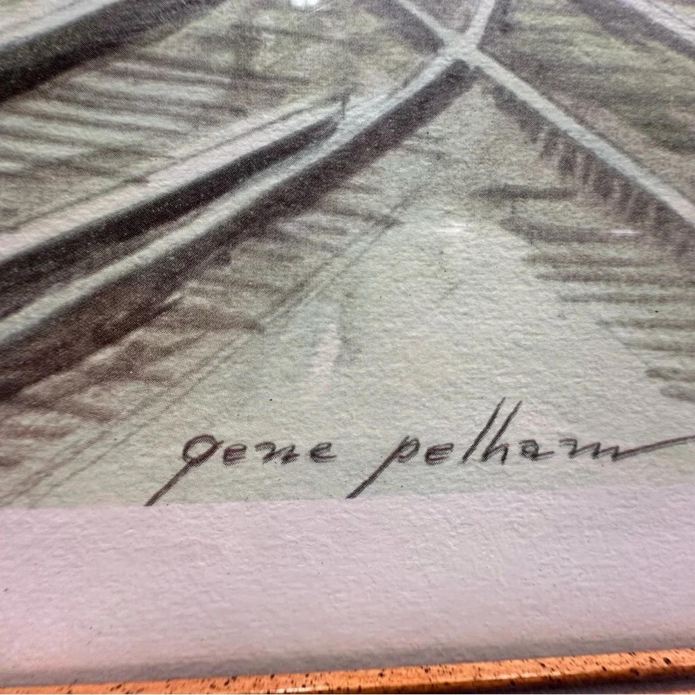 Old‎ Bennington Station by Gene Pelham Watercolor Art Print Vintage Railroad